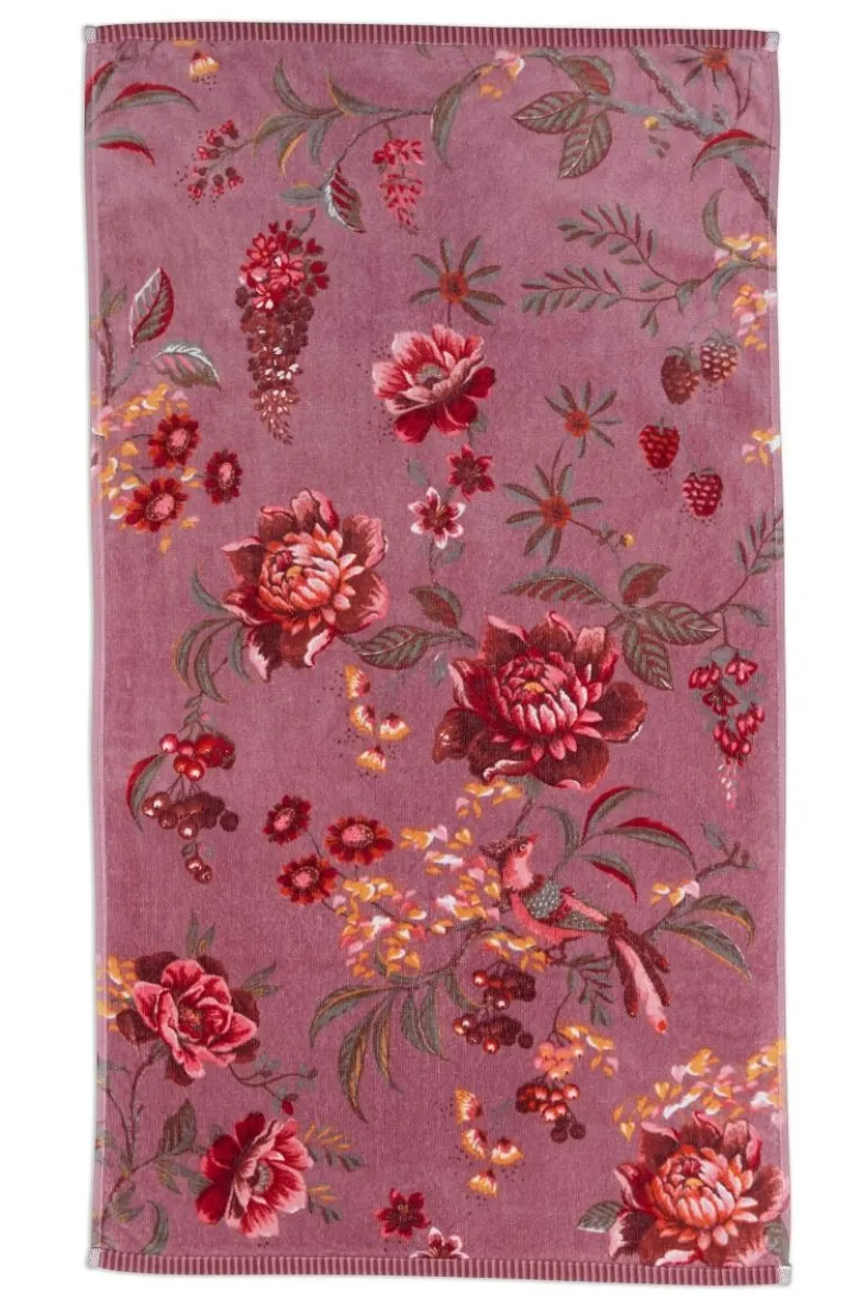Badhanddoek Secret Garden Mauve 55X100Cm