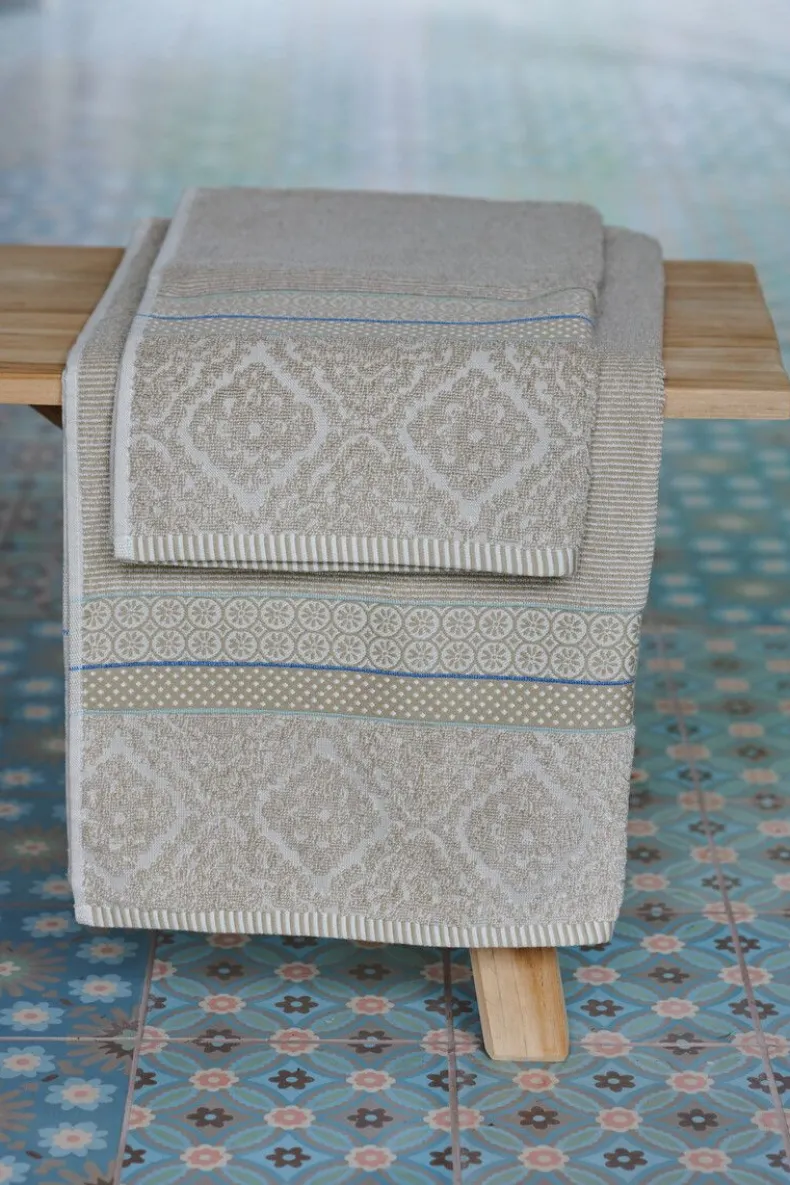 Badhanddoek Set/3 Soft Zellige 55X100 Cm