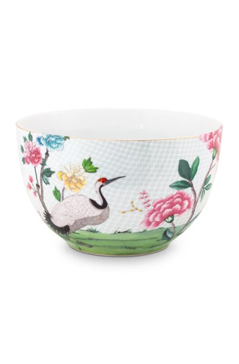 Blushing Birds Grote Kom Wit 23 Cm