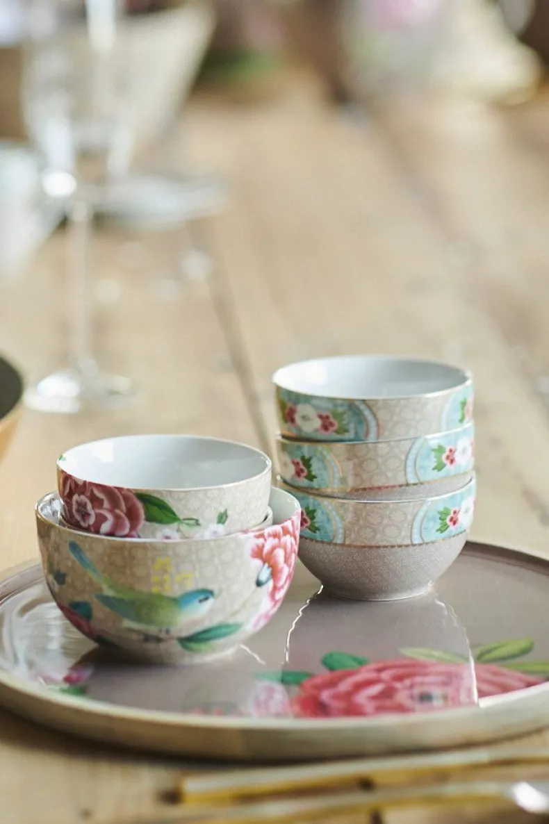 Blushing Birds Set/2 Mokken Groot