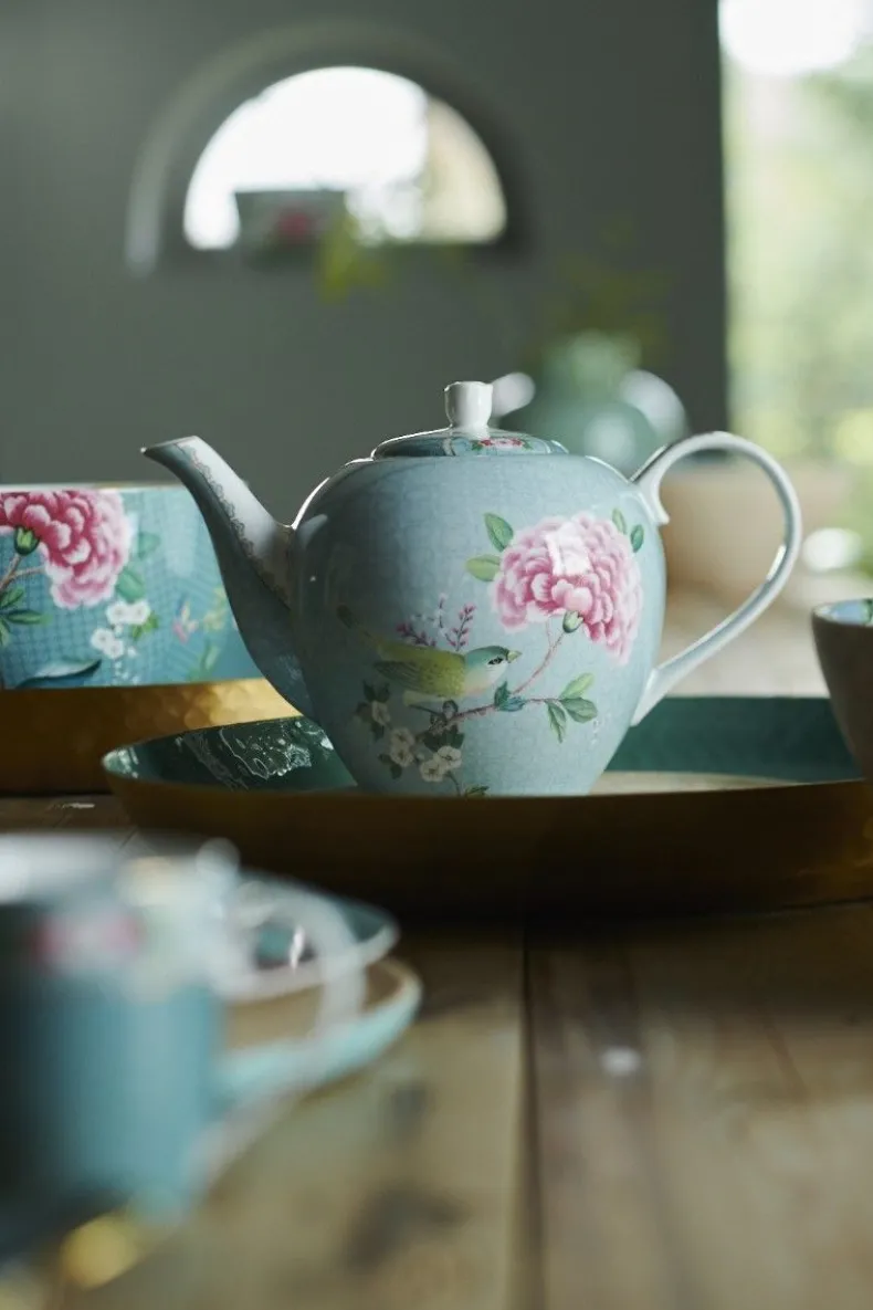 Blushing Birds Theepot Groot