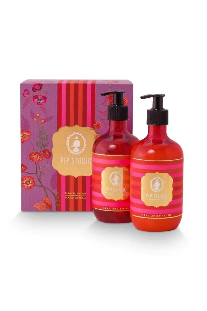 Cadeauset Handzeep & Handlotion Jasmijn Thee Bladeren 475Ml