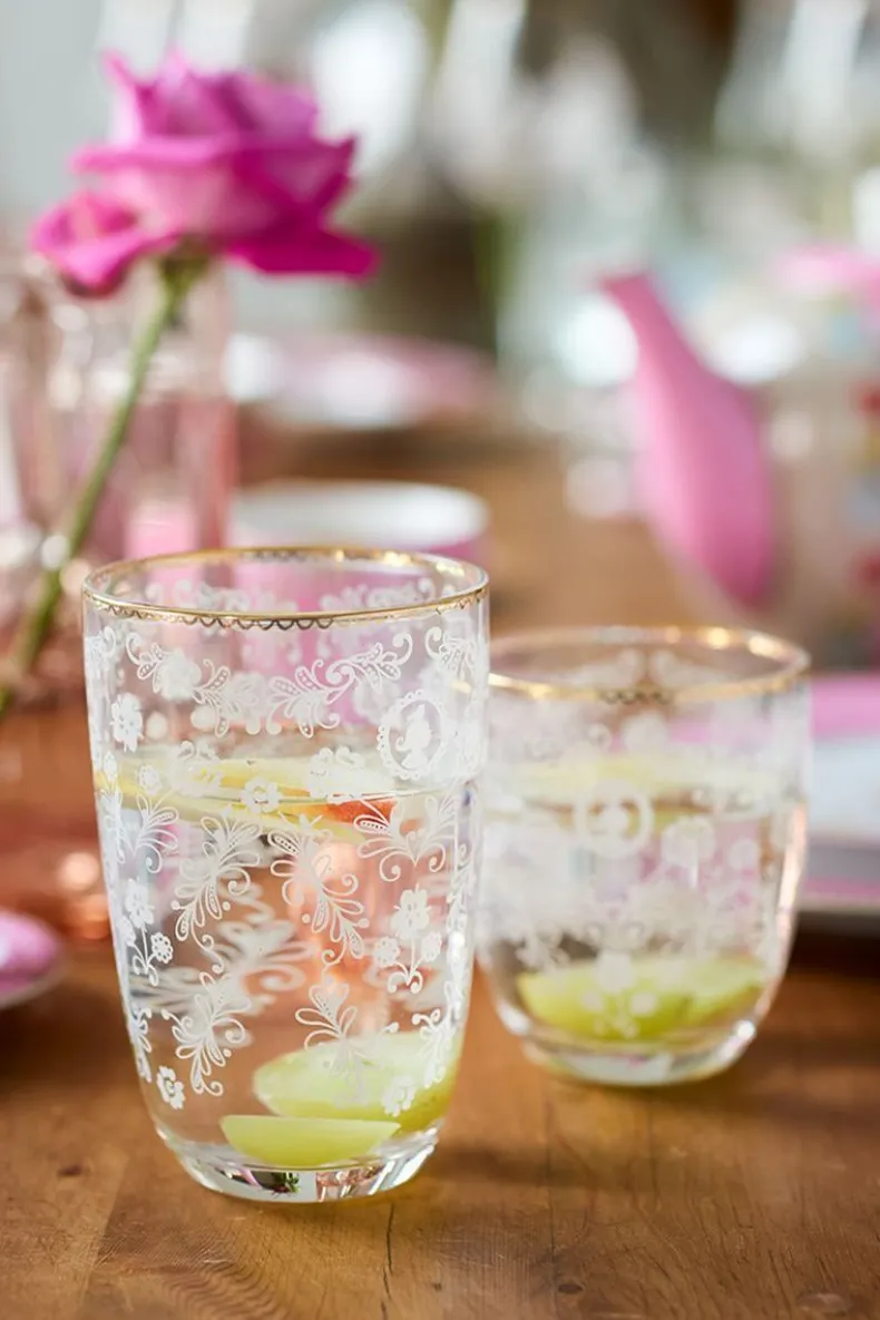 Floral Longdrink Glas
