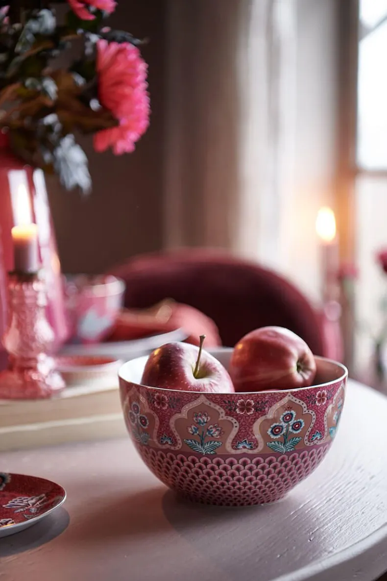 Flower Festival Kom Donker 18 Cm