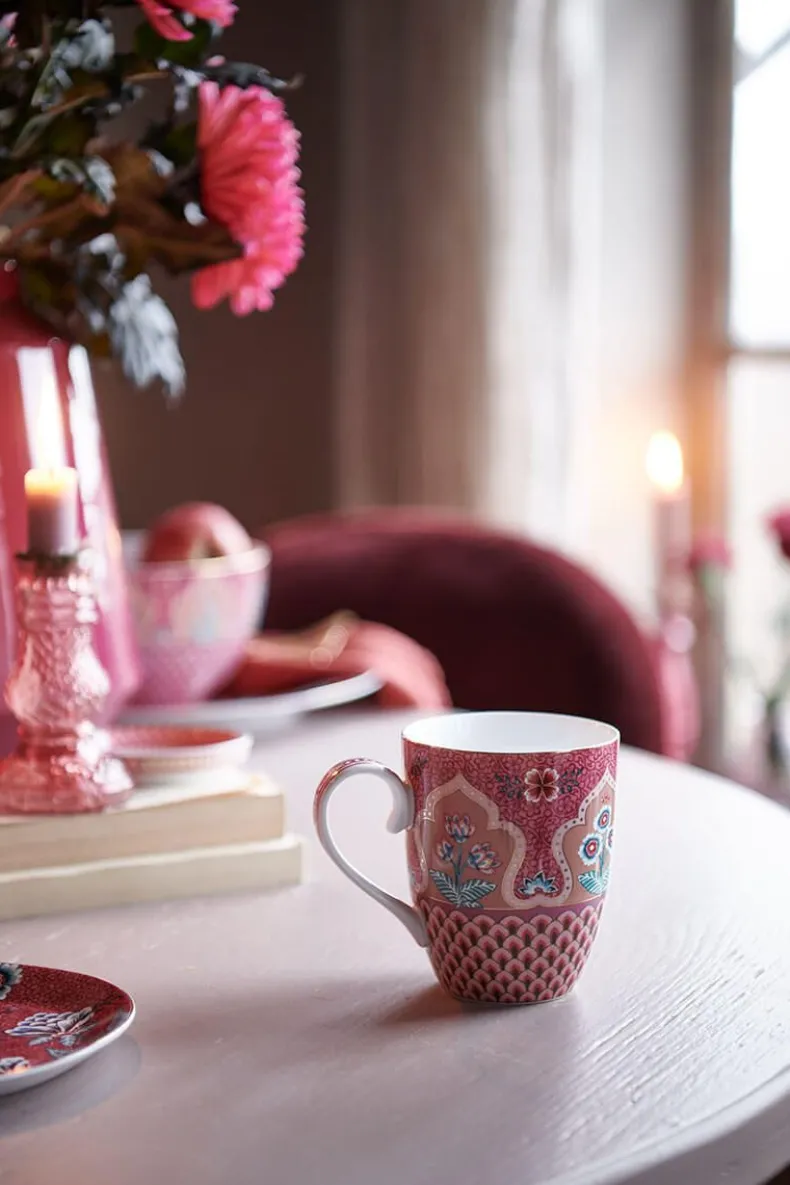 Flower Festival Mok Groot Deco Donker