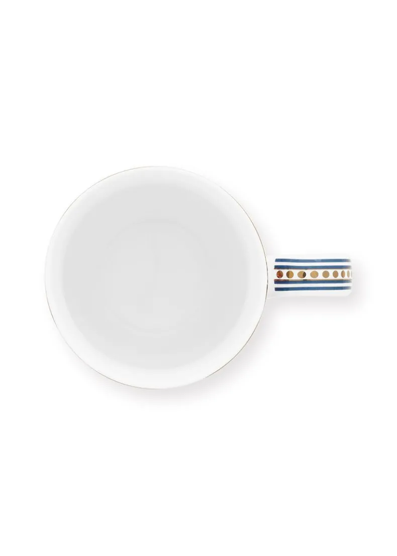 Flower Festival Mok Klein Rood/Lichtblauw