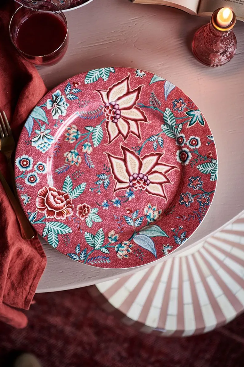 Flower Festival Onderbord Donker 32 Cm