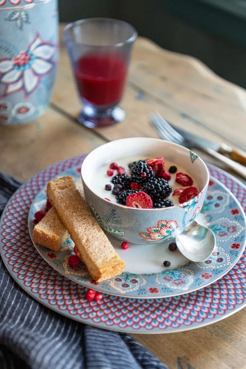 Flower Festival Ontbijtbord Licht 21 Cm