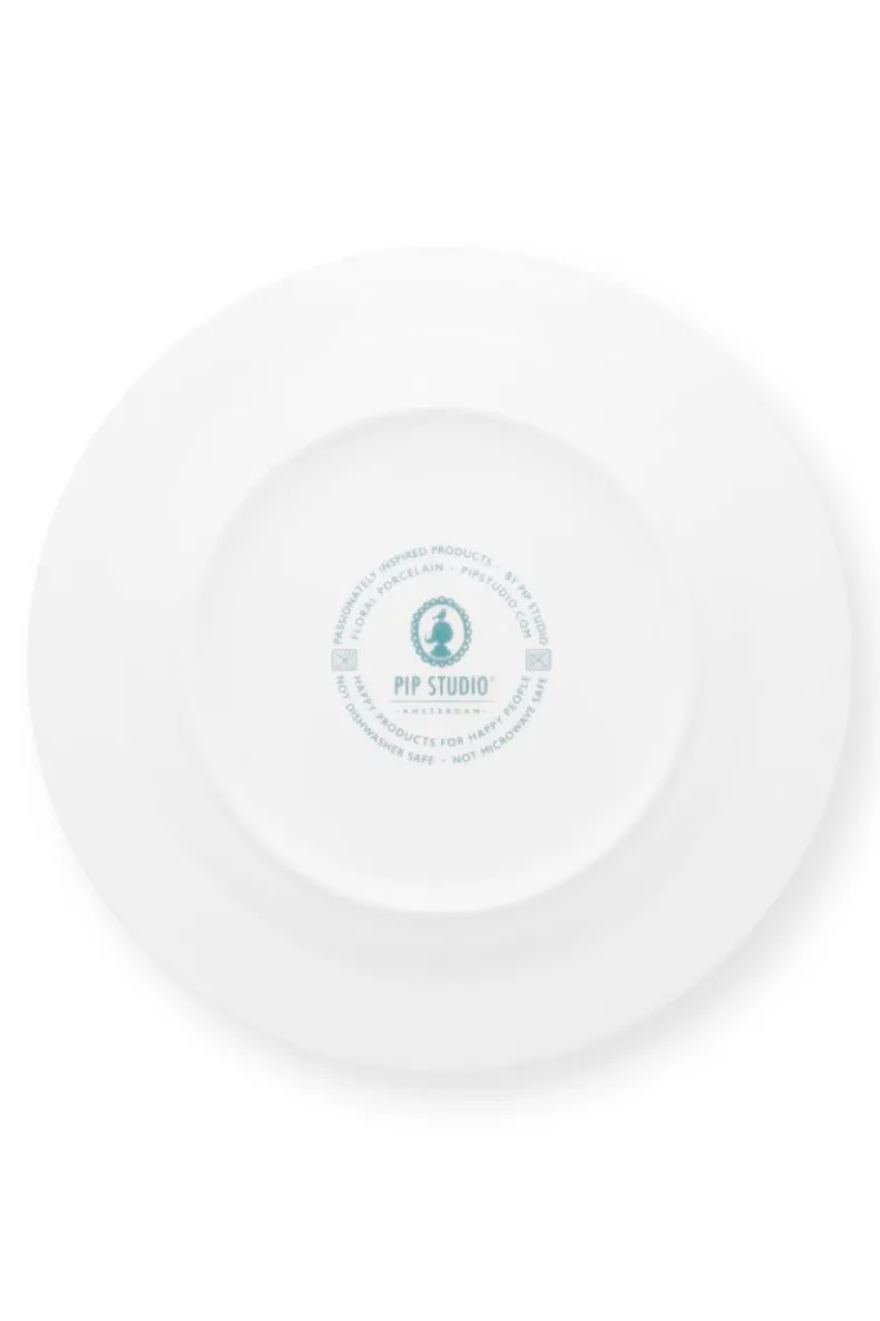 Flower Festival Set/4 Dinerborden Rood/Licht 26.5Cm