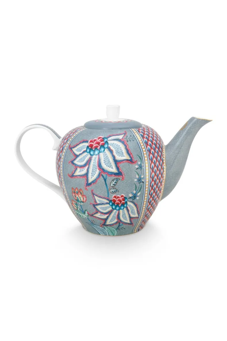 Flower Festival Theepot Groot Licht