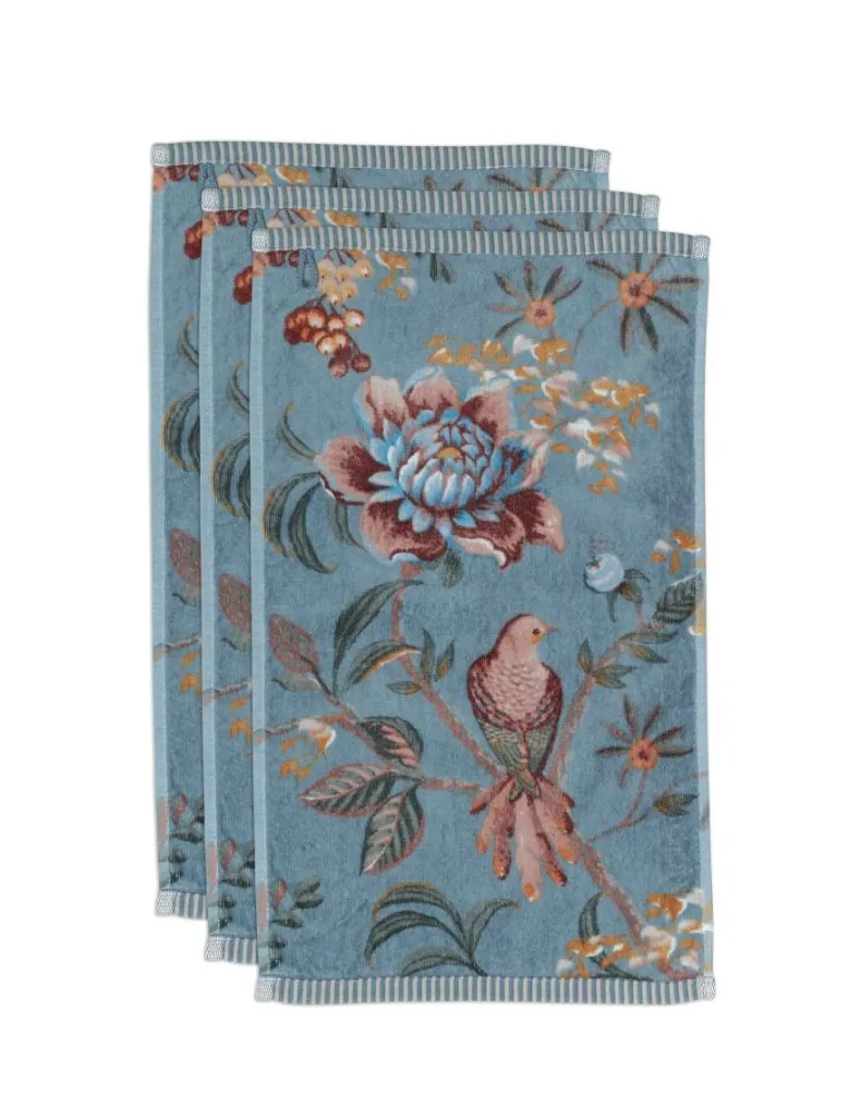 Gastendoek Set/3 Secret Garden 30X50Cm