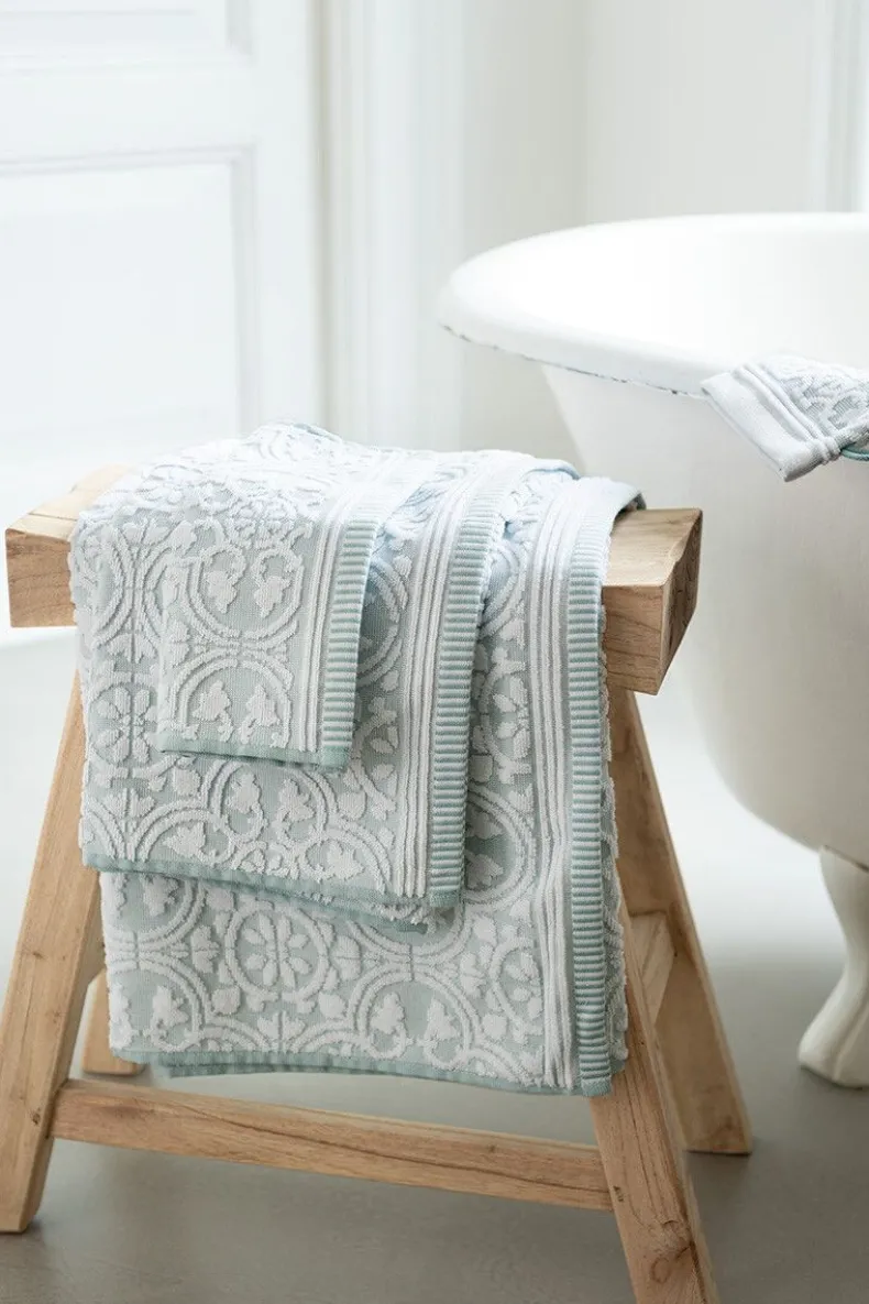 Grote Handdoek Tile De Pip Licht 70X140 Cm