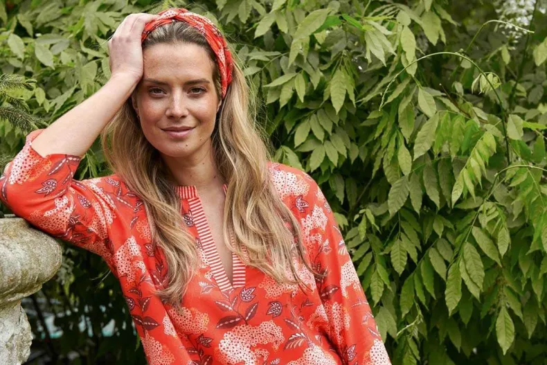 Haarband Flora Firenze Koraal