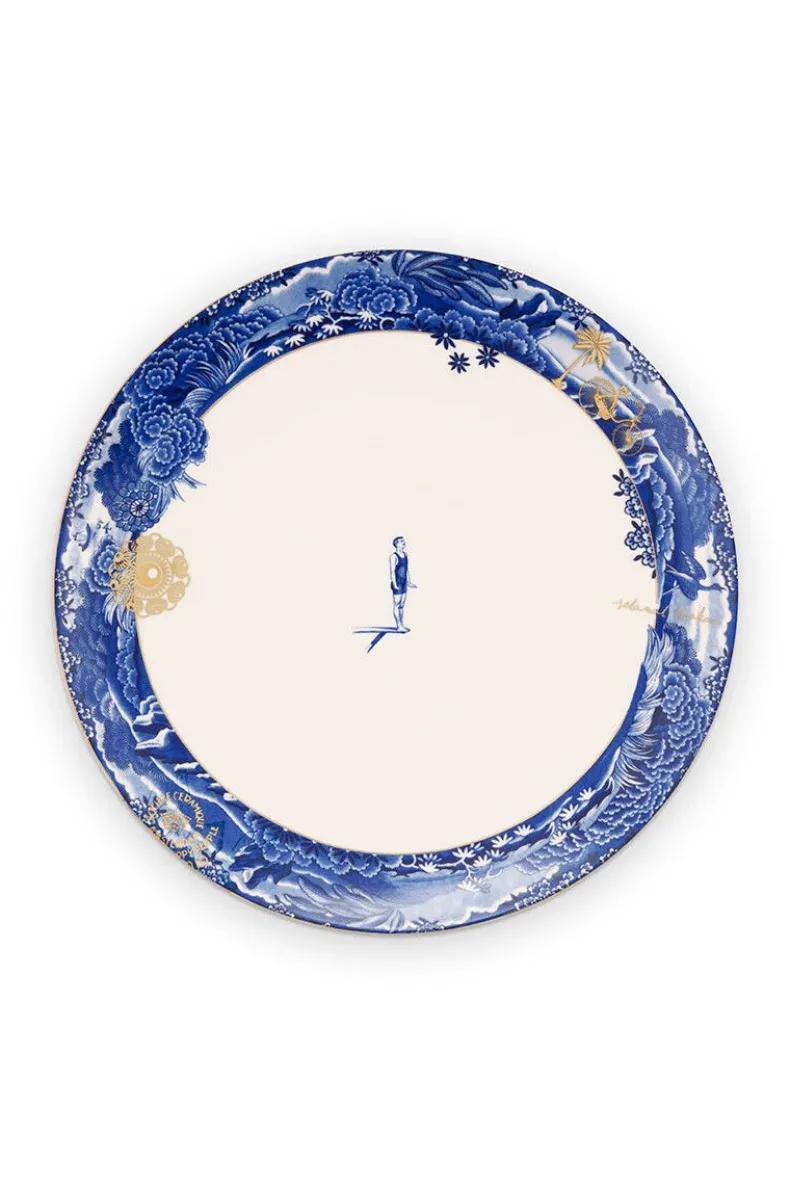 Heritage Dinerbord Grens Blauw 26.5 Cm