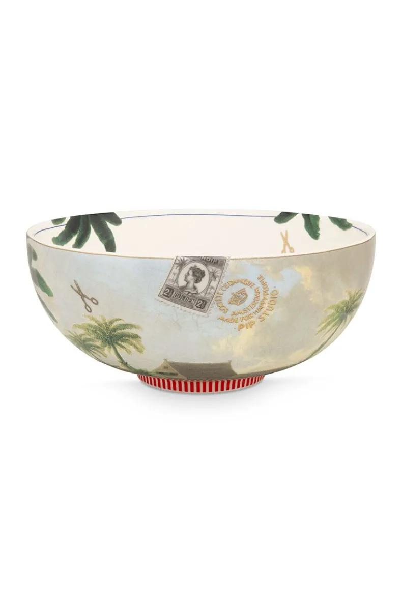 Heritage Kom Palm Groen 23 Cm