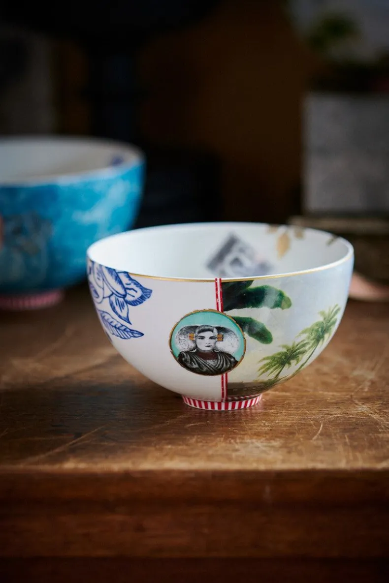 Heritage Kom Palm Wit 15 Cm