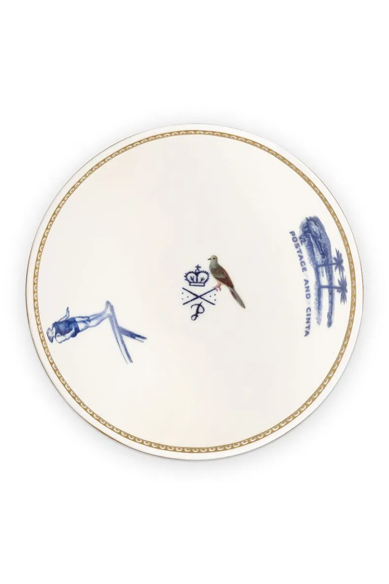 Heritage Kom Tegels Blauw 11 Cm