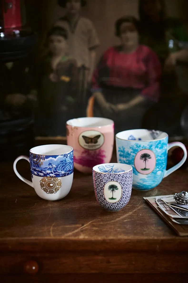 Heritage Mok Klein Grens Blauw