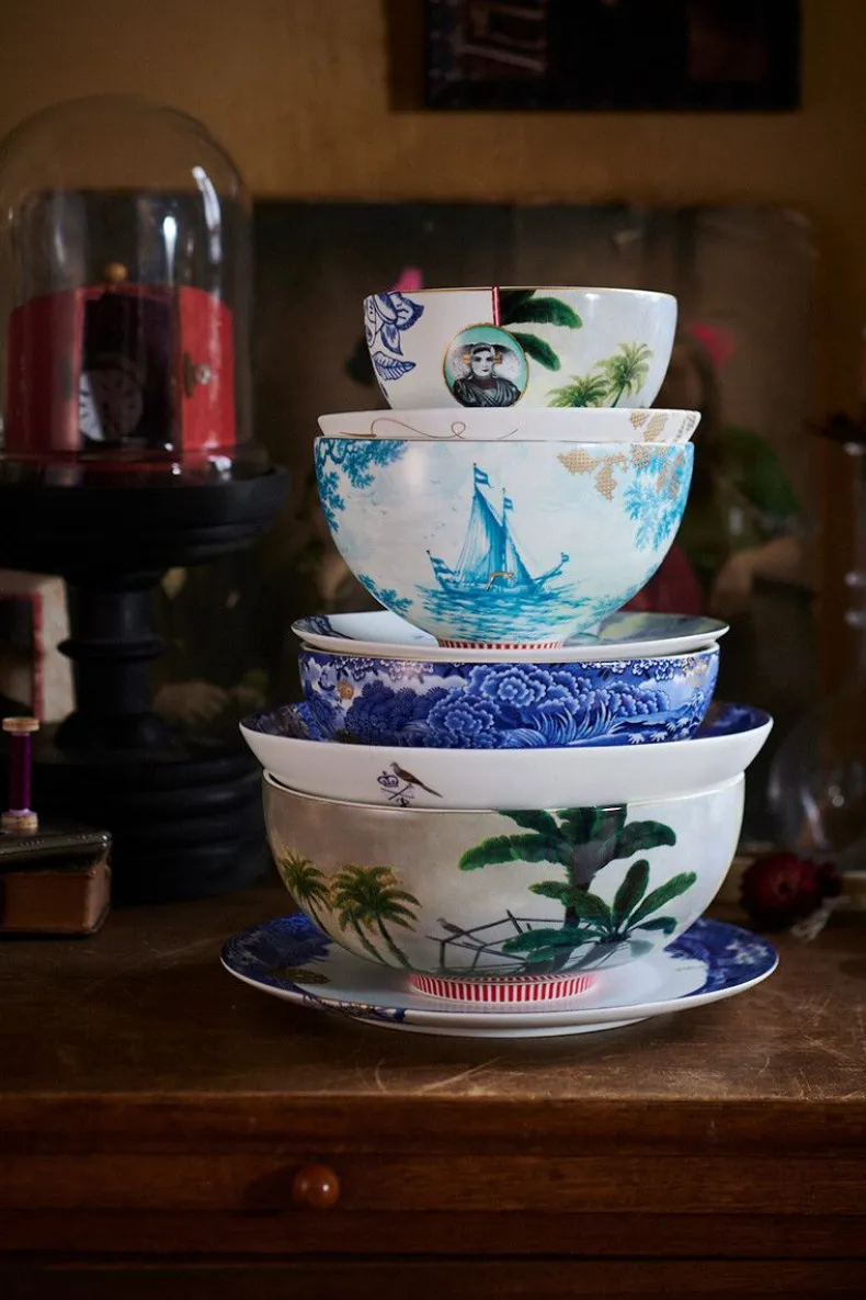 Heritage Soepbord Grens Blauw 25.5 Cm