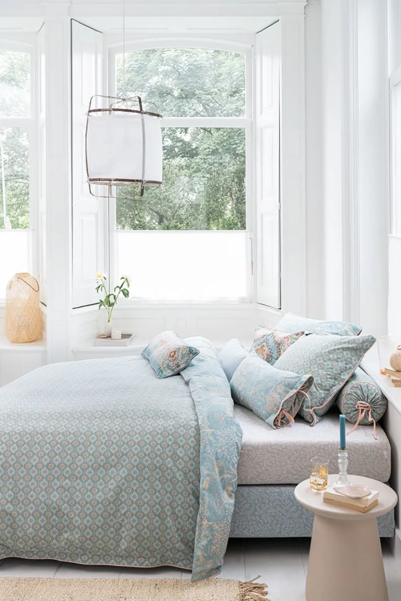 Hoeslaken Leafy Khaki