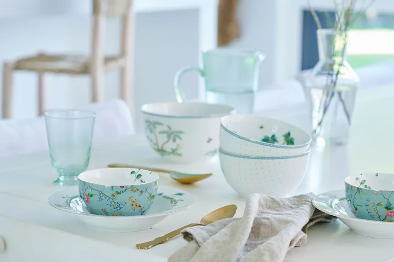 Jolie Diep Bord Dots Gold 21.5 Cm