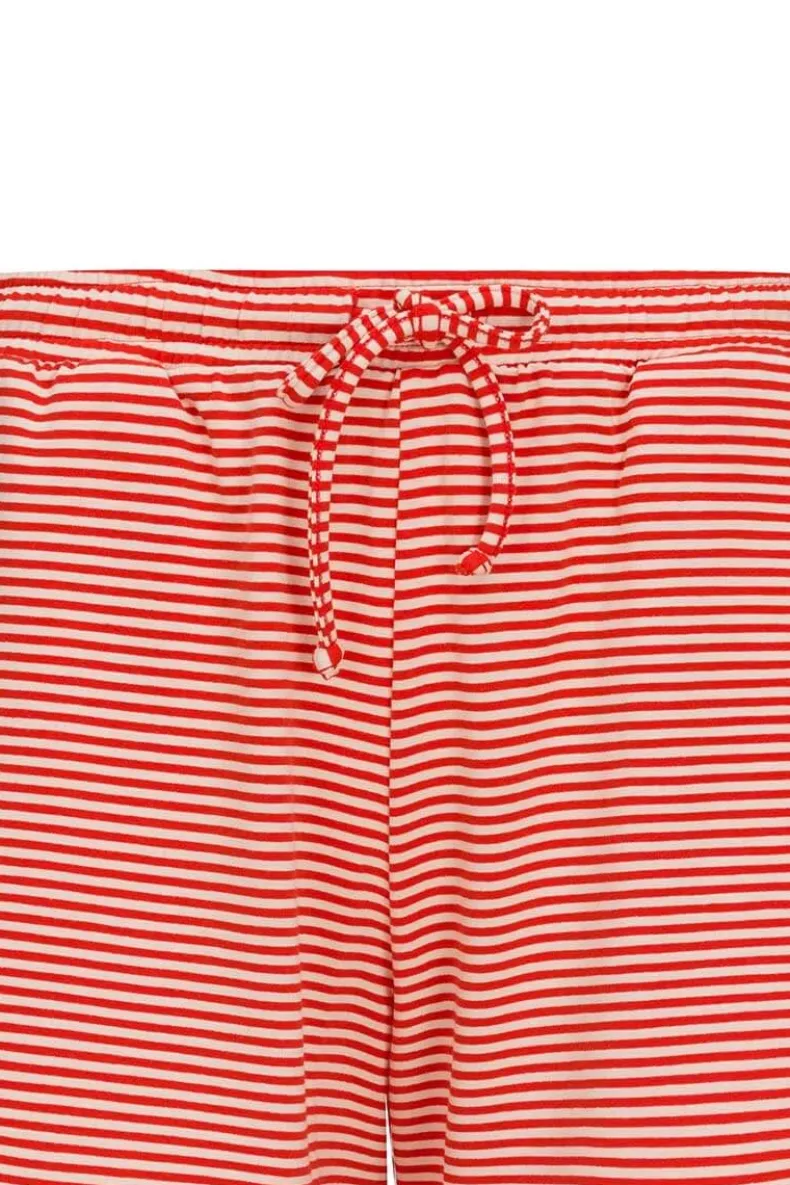 Korte Broek Little Sumo Stripe Koraal