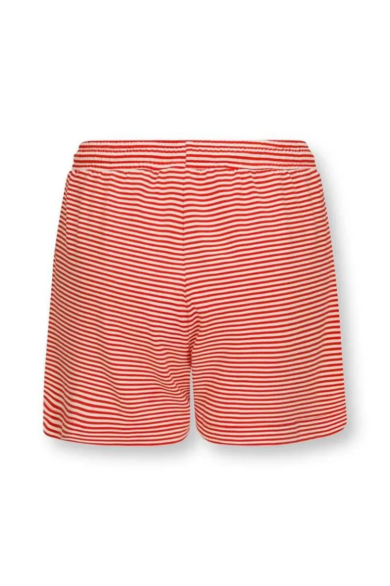 Korte Broek Little Sumo Stripe Koraal