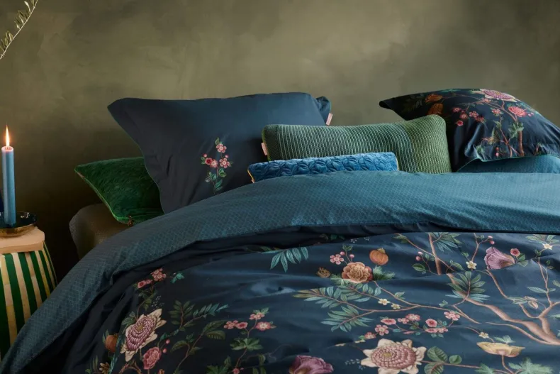 Kussensloop Il Paradiso Donkerblauw