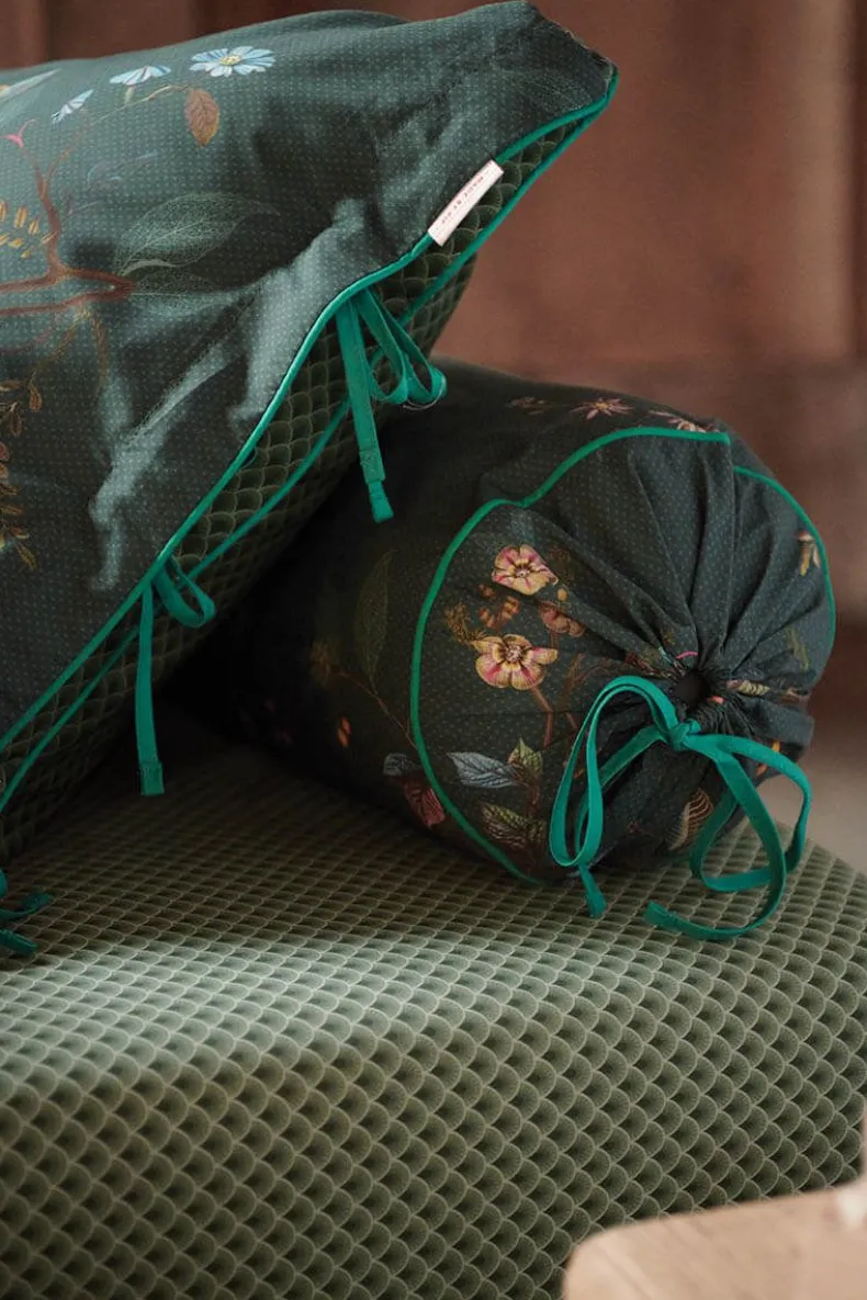 Kussensloop Kawai Flower Donker