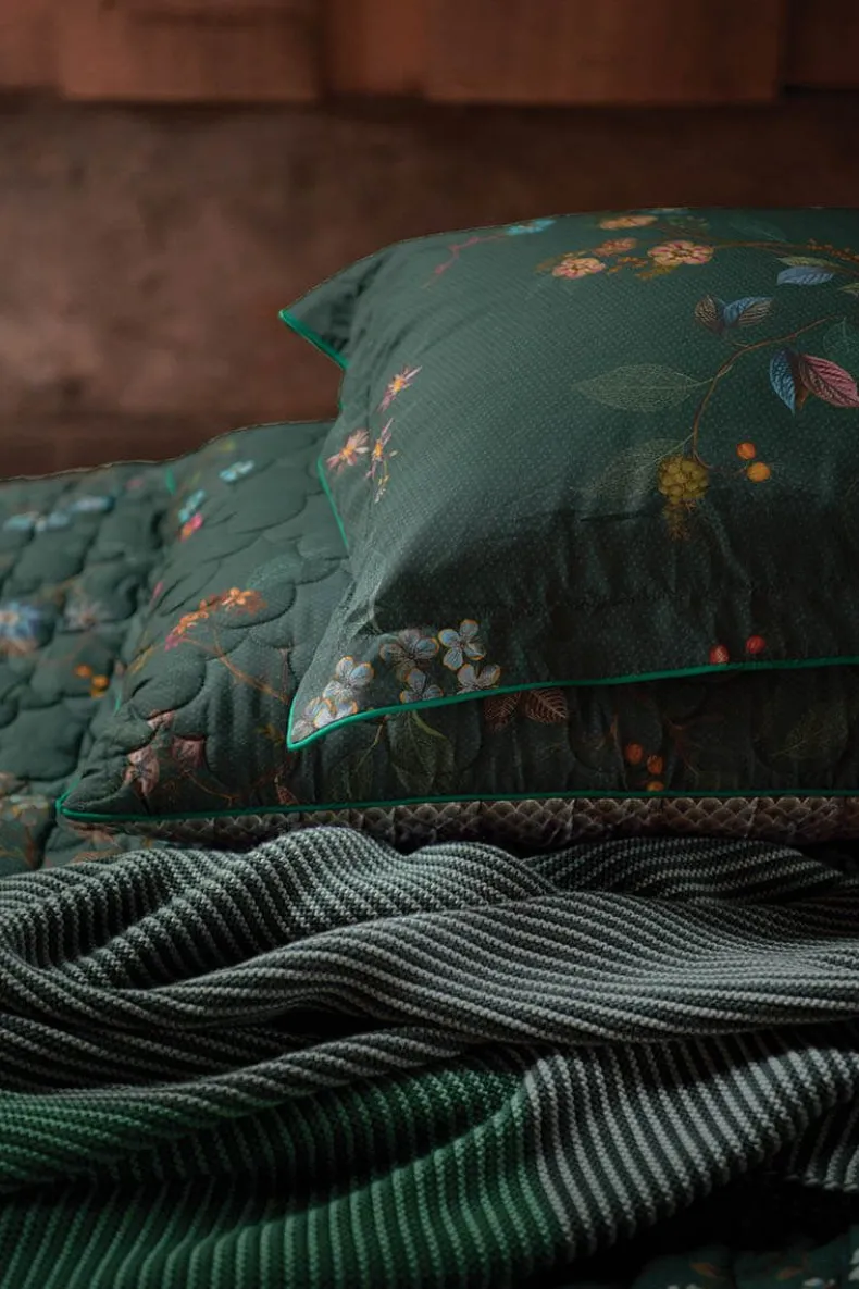 Kussensloop Kawai Flower Donker