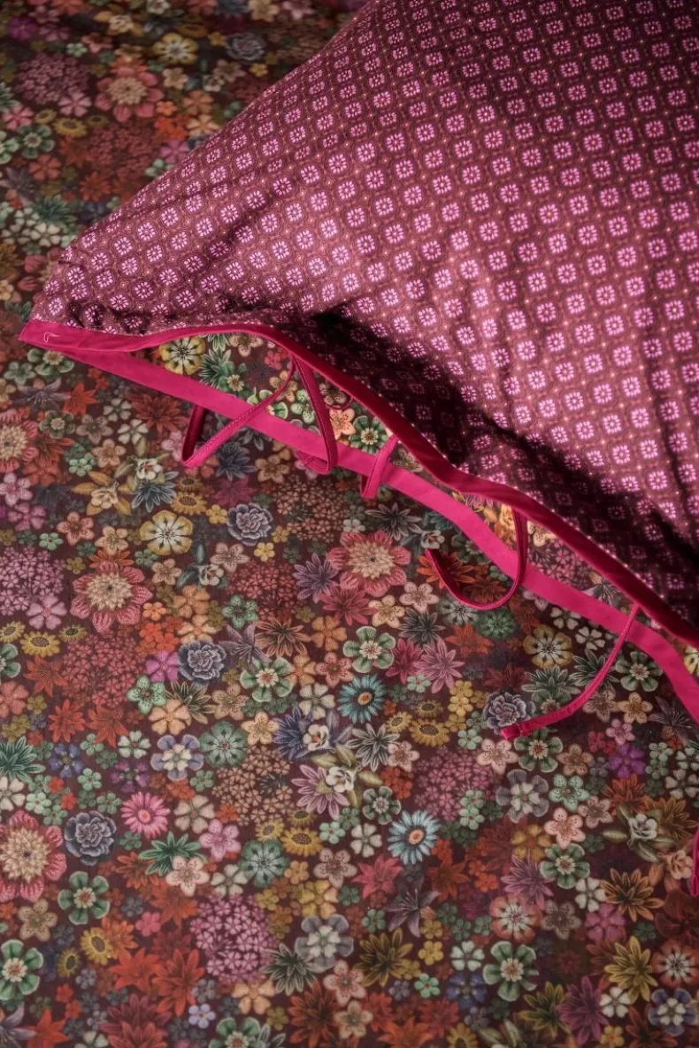 Kussensloop Tutti I Fiori Donkerrood