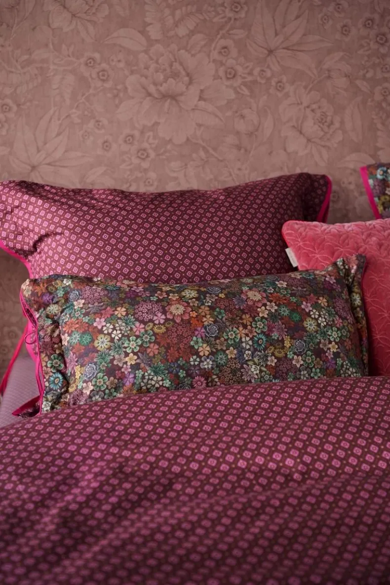 Kussensloop Tutti I Fiori Donkerrood