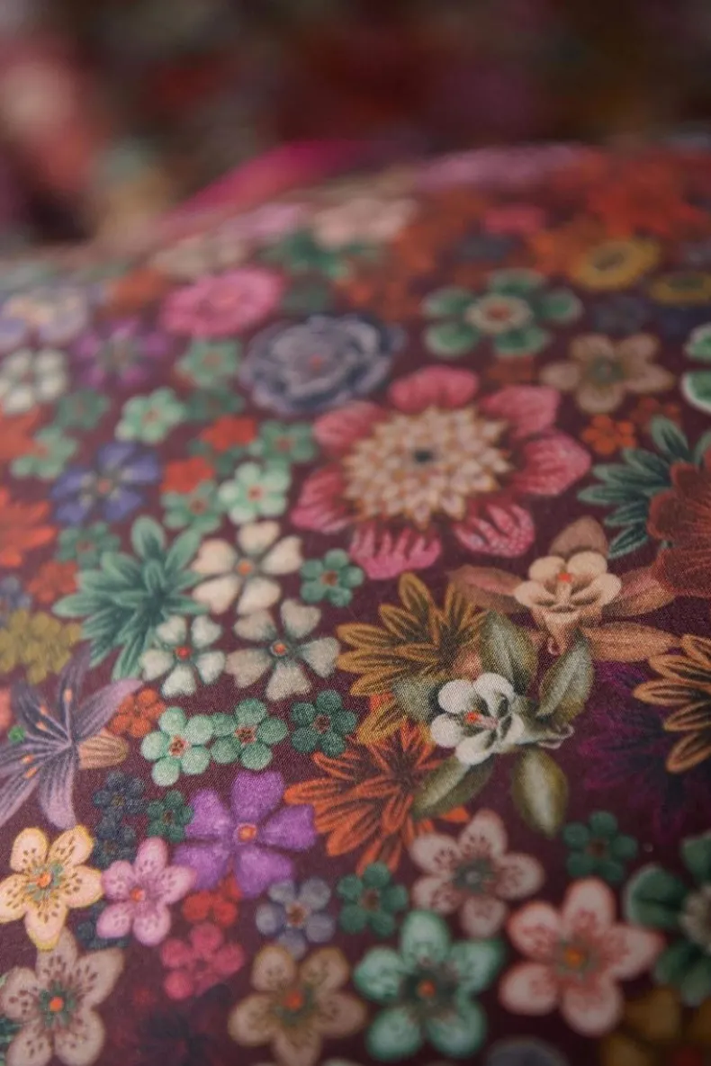 Kussensloop Tutti I Fiori Donkerrood