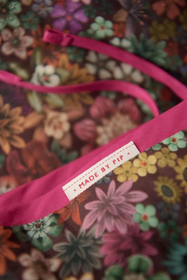 Kussensloop Tutti I Fiori Donkerrood