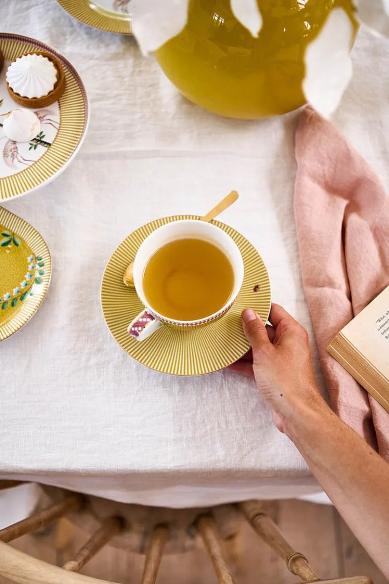 La Majorelle Cappuccino Kop & Schotel Geel