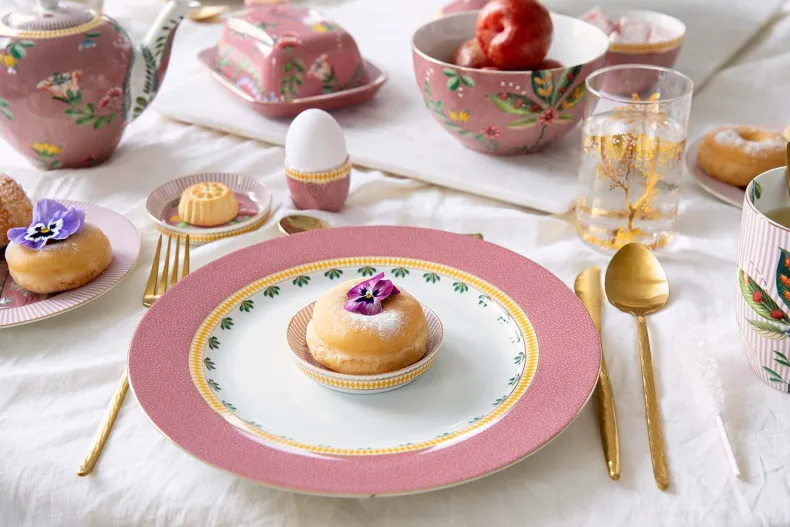 La Majorelle Set/4 Eierdopjes Roze