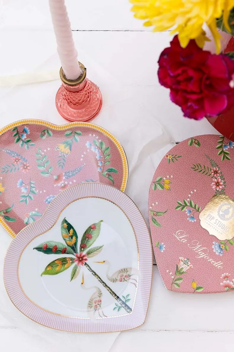 La Majorelle Set/2 Hartvormige Borden