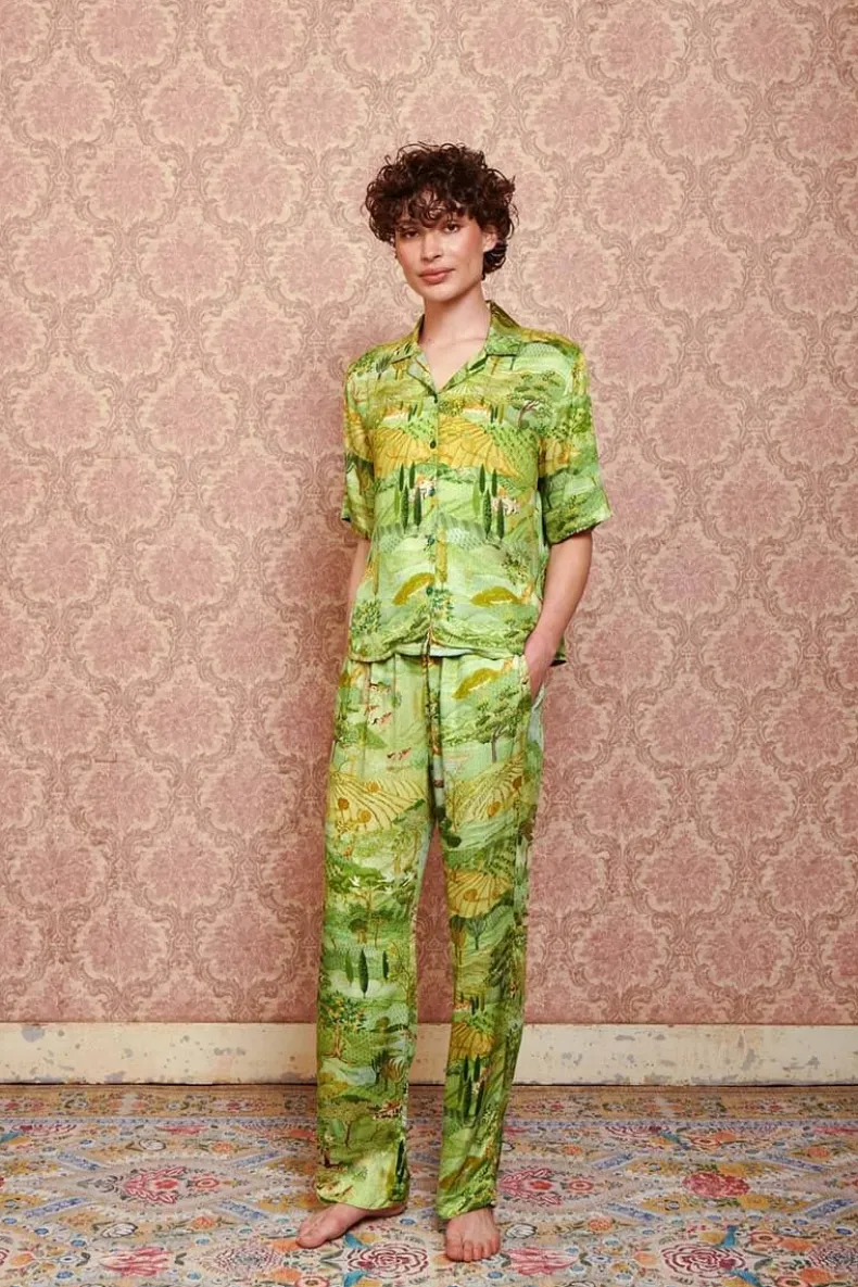 Lange Broek Toscana Groen