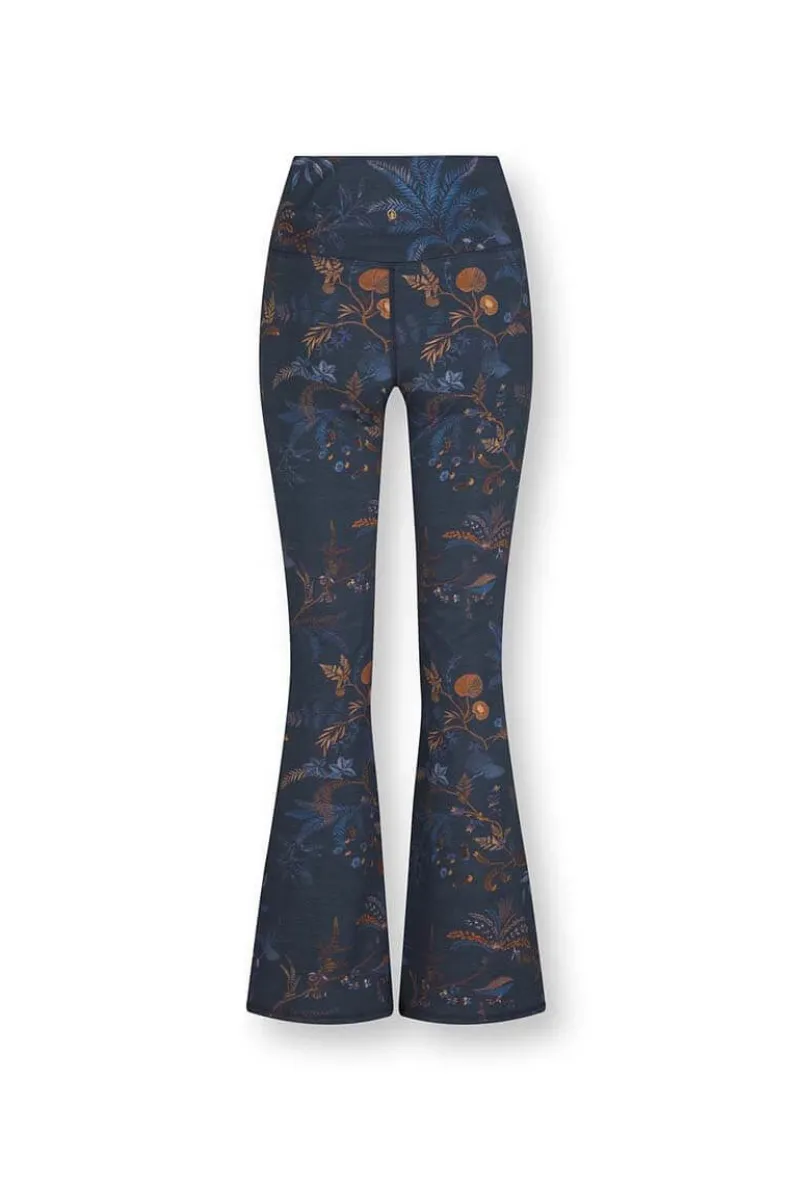 Lange Flared Sportlegging Isola Donker