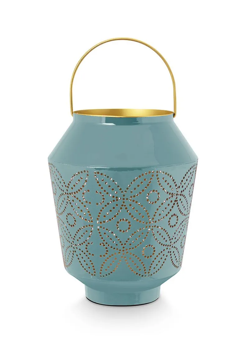 Lantaarn Geemailleerd Donker 29 Cm