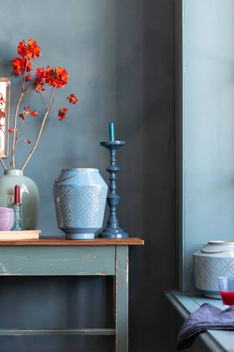 Lantaarn Geemailleerd Licht 22 Cm