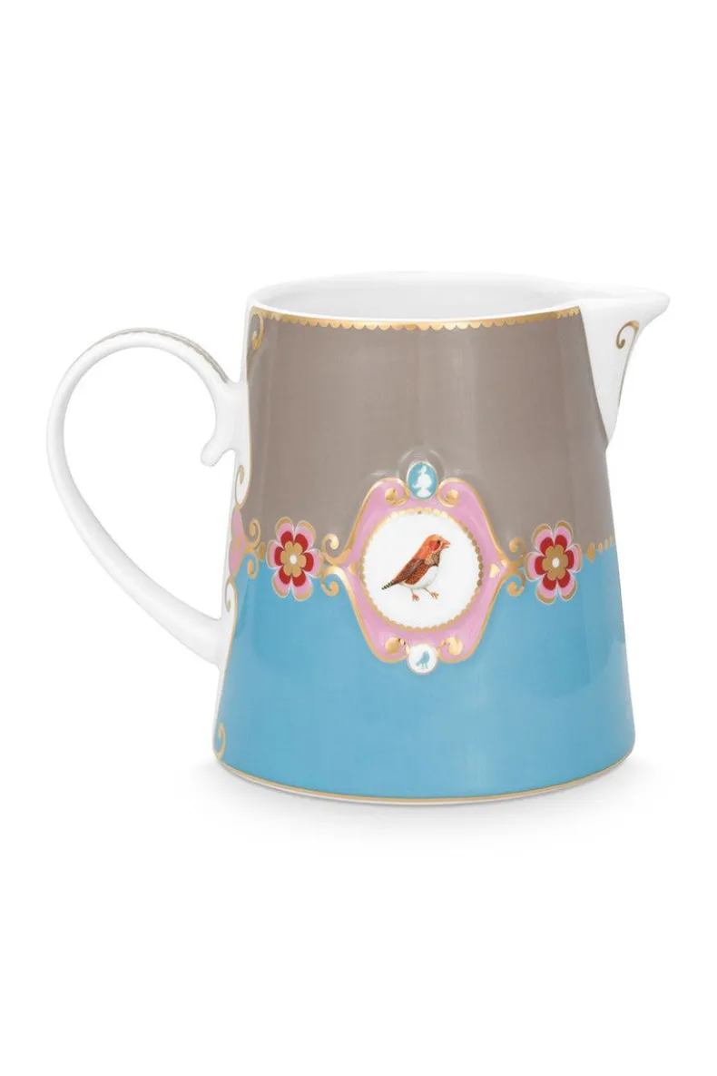 Love Birds Kan Groot Blauw/Khaki