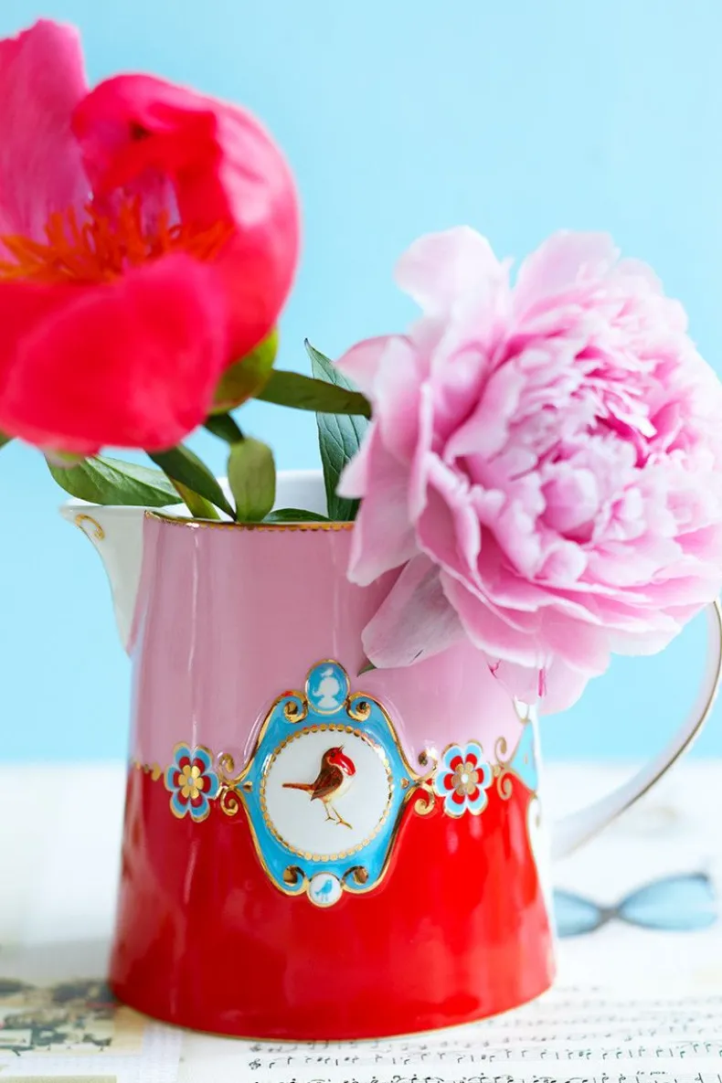 Love Birds Kan Klein Rood/Roze