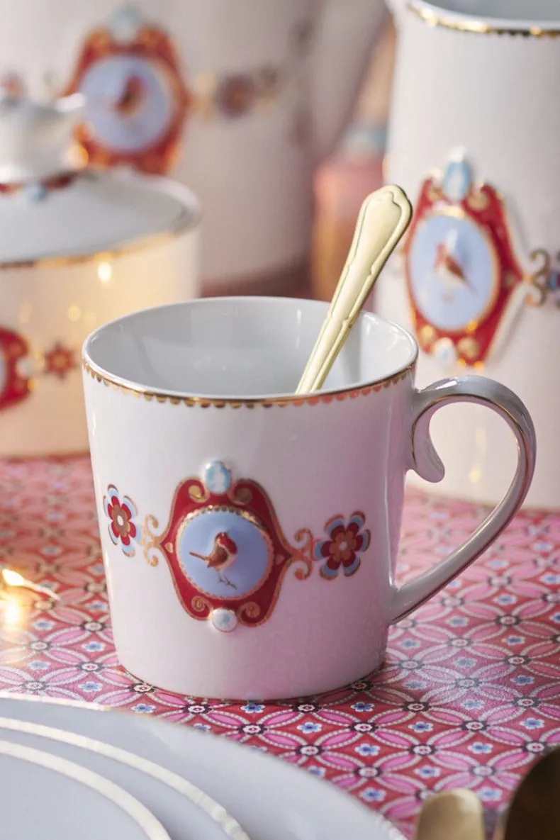 Love Birds Ontbijtset/7 Wit