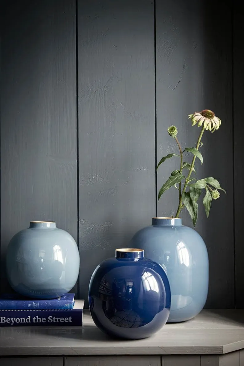 Metalen Vaas Licht 23 Cm