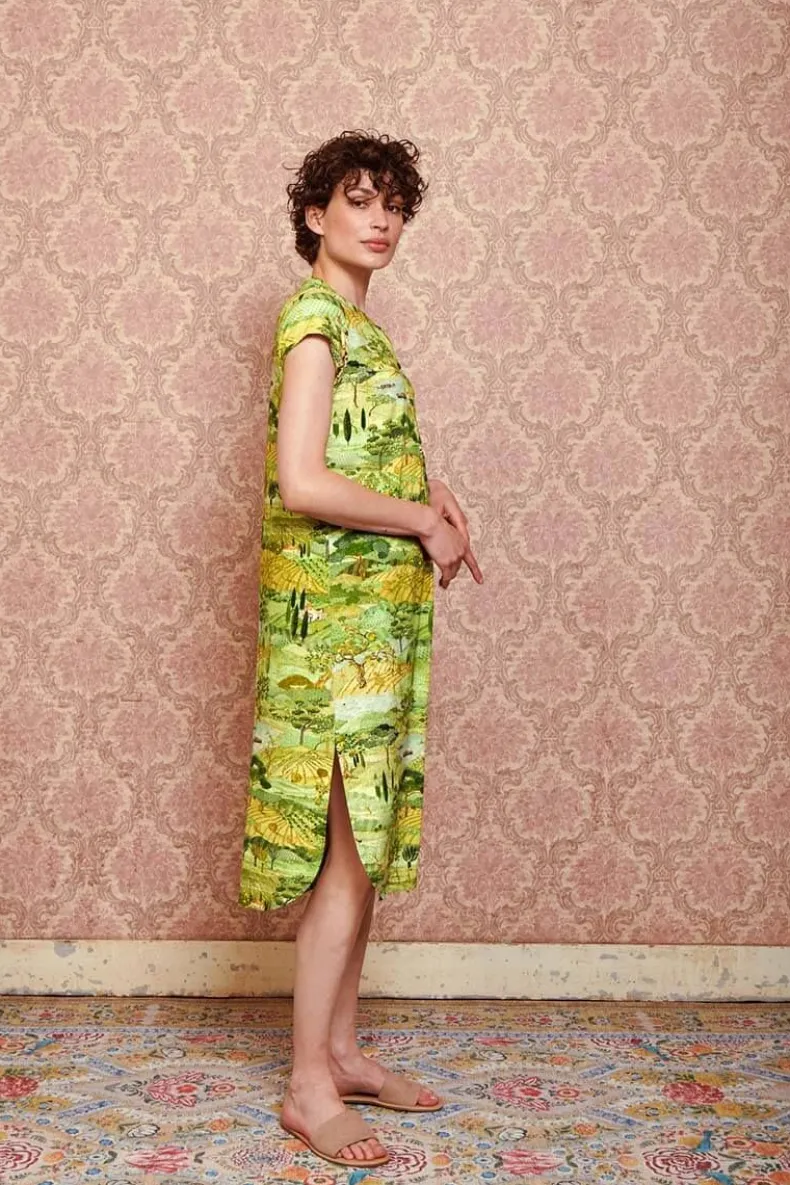 Nachthemd Korte Mouw Toscana Groen