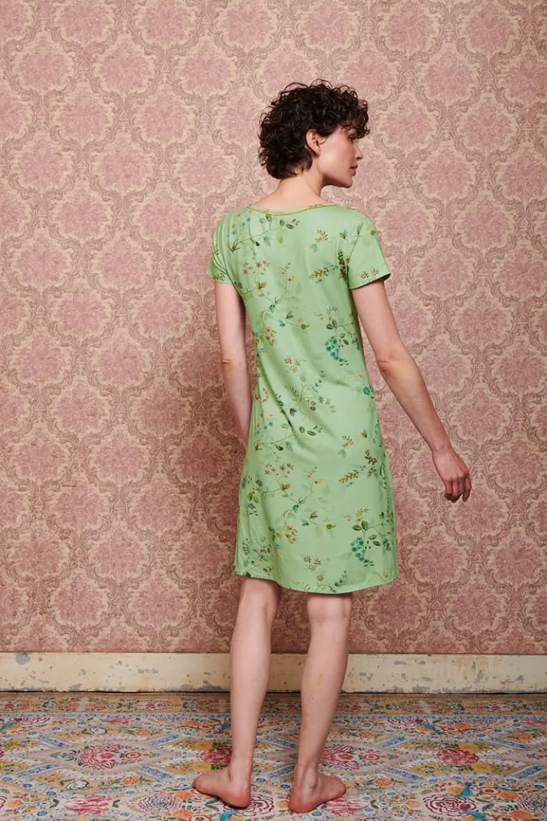 Nachthemd Korte Mouw Kawai Flower Licht