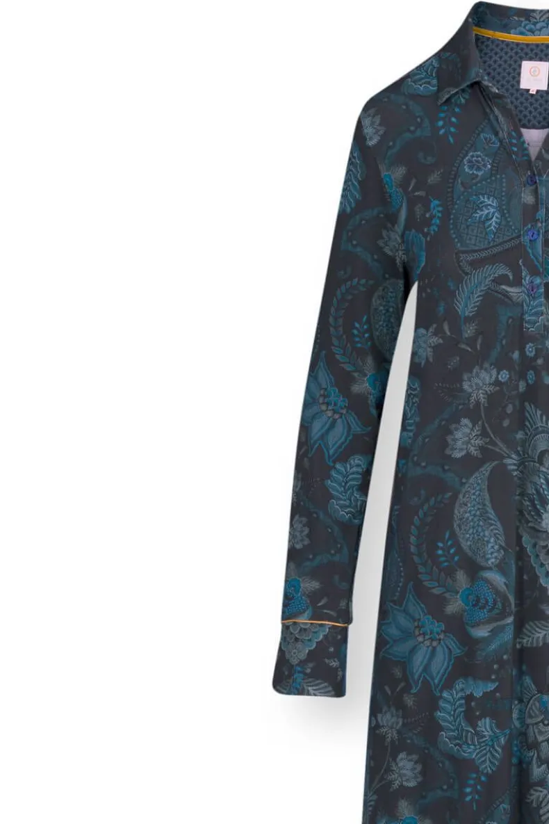 Nachthemd Lange Mouw Kyoto Festival Donker