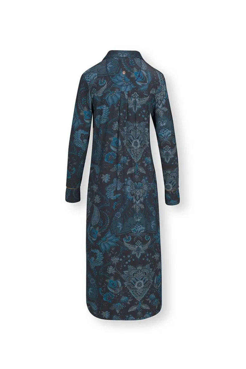 Nachthemd Lange Mouw Kyoto Festival Donker