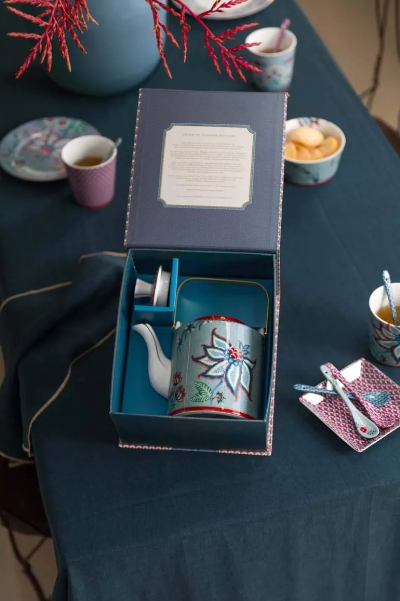 Oriental Flower Festival Theepot Medium